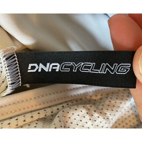 DNA Cycling Bib Cycling Shorts Size Medium Men’s Black White - Picture 3 of 9